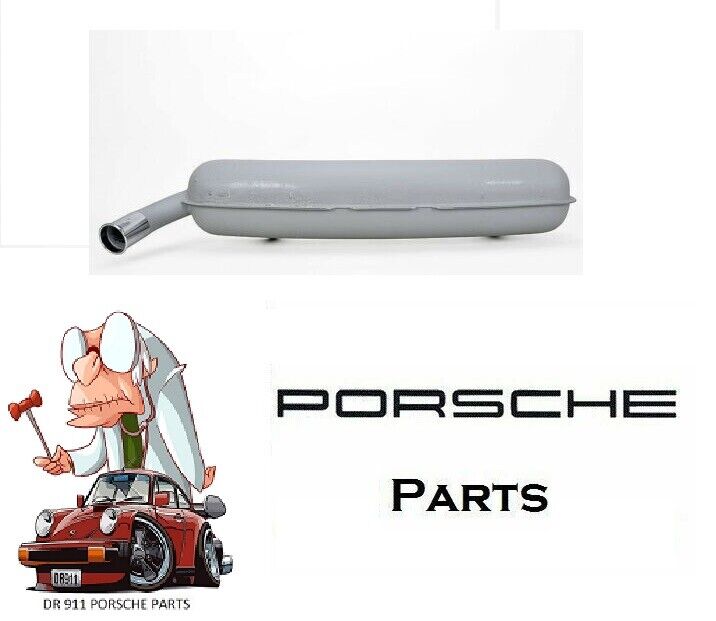 For Porsche 911 1965-1973 Exhaust Muffler 60mm Tail pipe OER  911-111-025-05