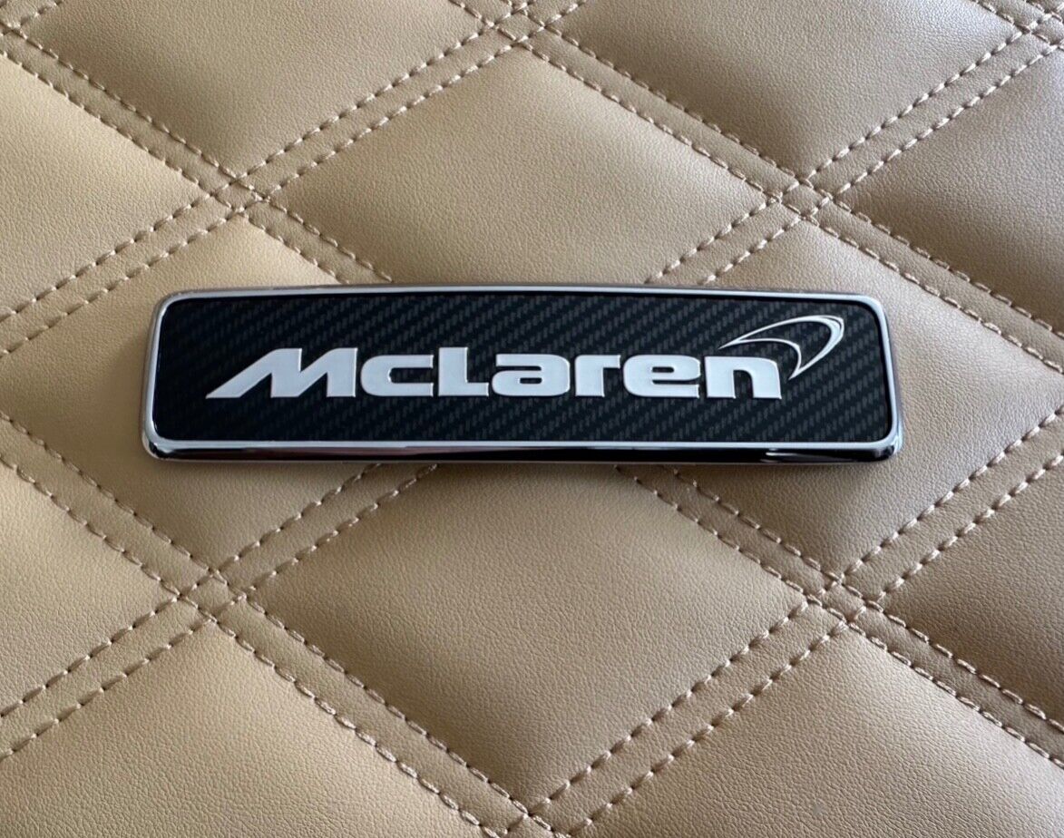 McLaren Front Hood Emblem Badge OEM Carbon Fiber 570S 570GT 600LT 720S 765LT