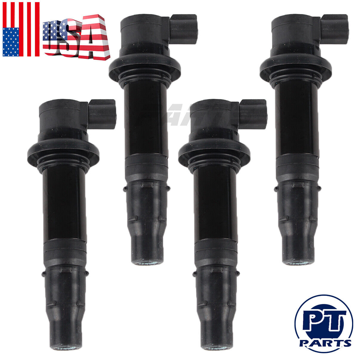 Set of 4 Ignition Coil for 5VY-82310-00-00 Yamaha FZ1 V-MAX 1700 YZF-R1 YZF-R6