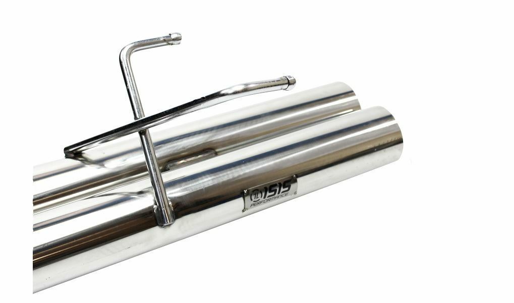 ISR Performance EP (Straight Pipes) Dual Tip Exhaust for Nissan 240sx 89-94 (S13