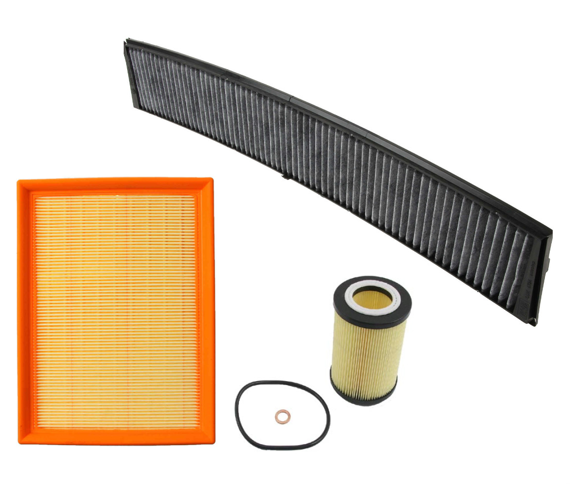 Air Filter Oil Filter AC Cabin Filter Carbon Kit for BMW E46 325Ci 330Ci 2006