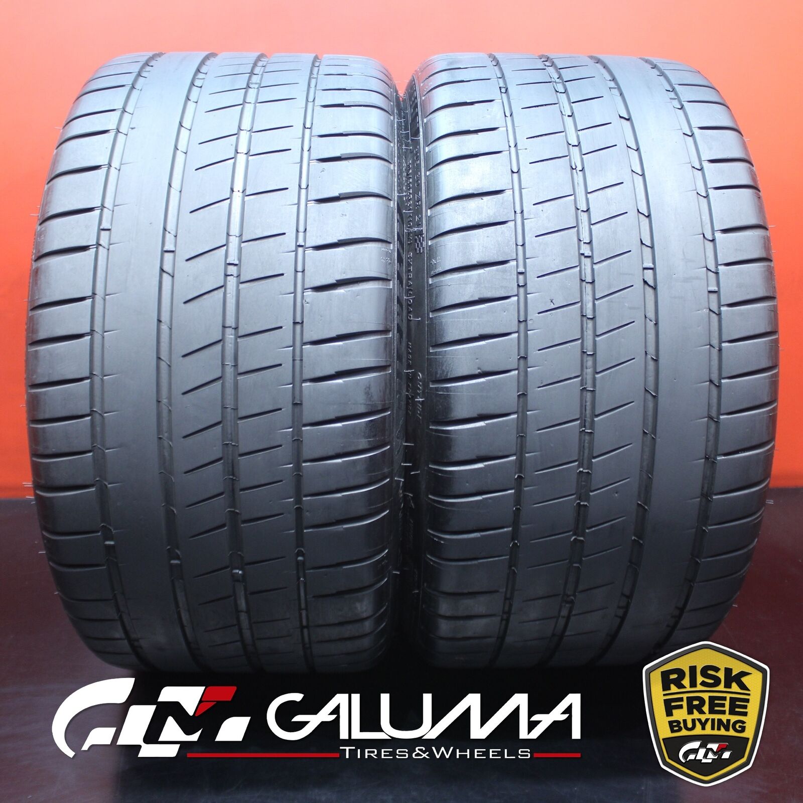 Set of 2 Tires LikeNEW Michelin Pilot Sport 4S 305/30ZR21 305/30/21 104Y #78626