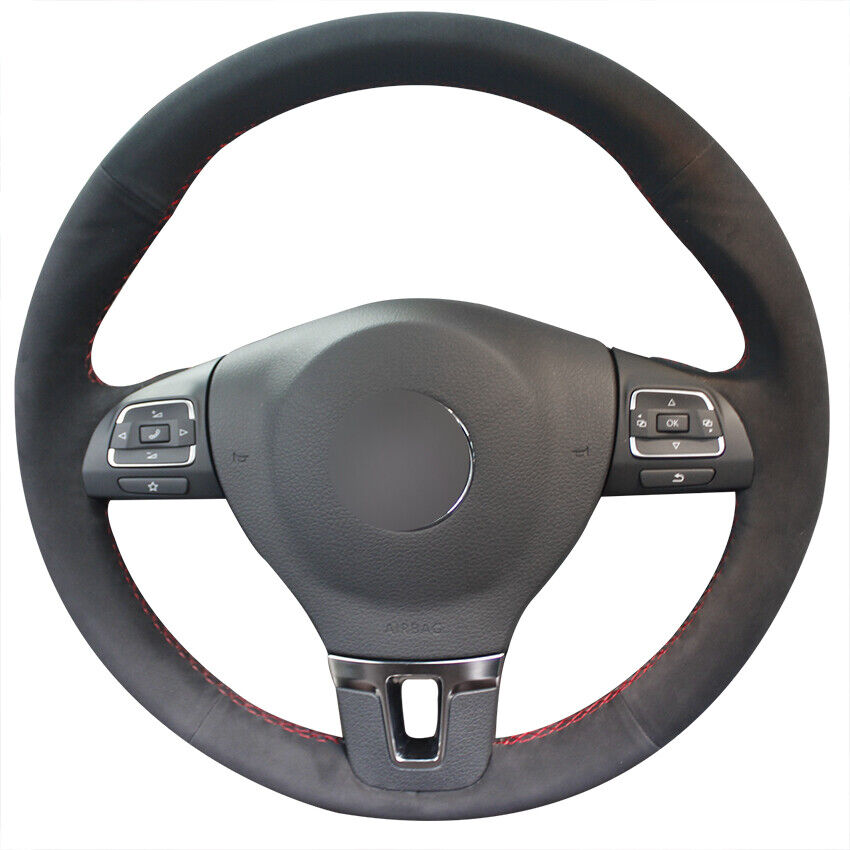 Steering Wheel Cover for Volkswagen VW Gol Tiguan Passat B7 CC Touran Jetta Mk6
