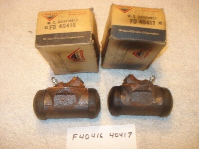 New Pair Front Wheel Cylinders 1962-70 Chrysler Dodge Plymouth Imperial Duster