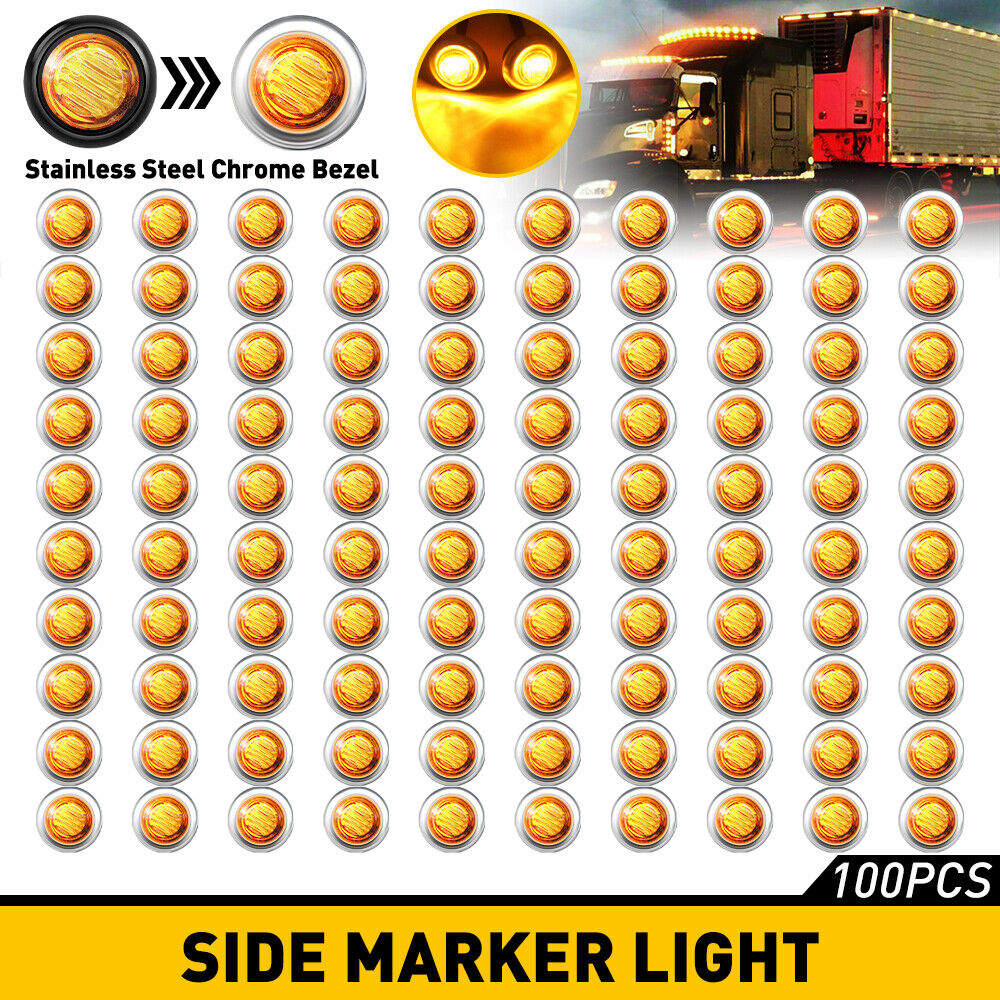 20/50/100PCS LED Marker Lights 3/4\