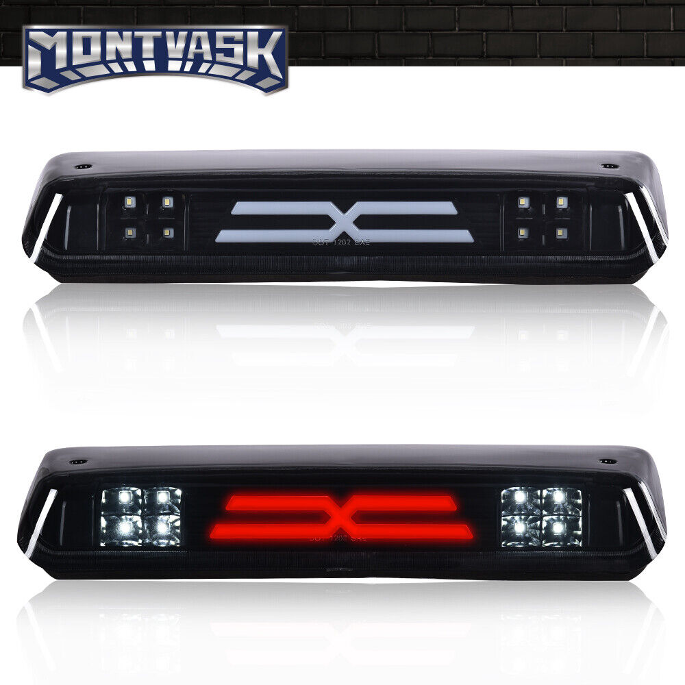 Fit For 2004-2008 Ford F150 F-150 LED Third Brake Tail Light Cargo Lamp Black