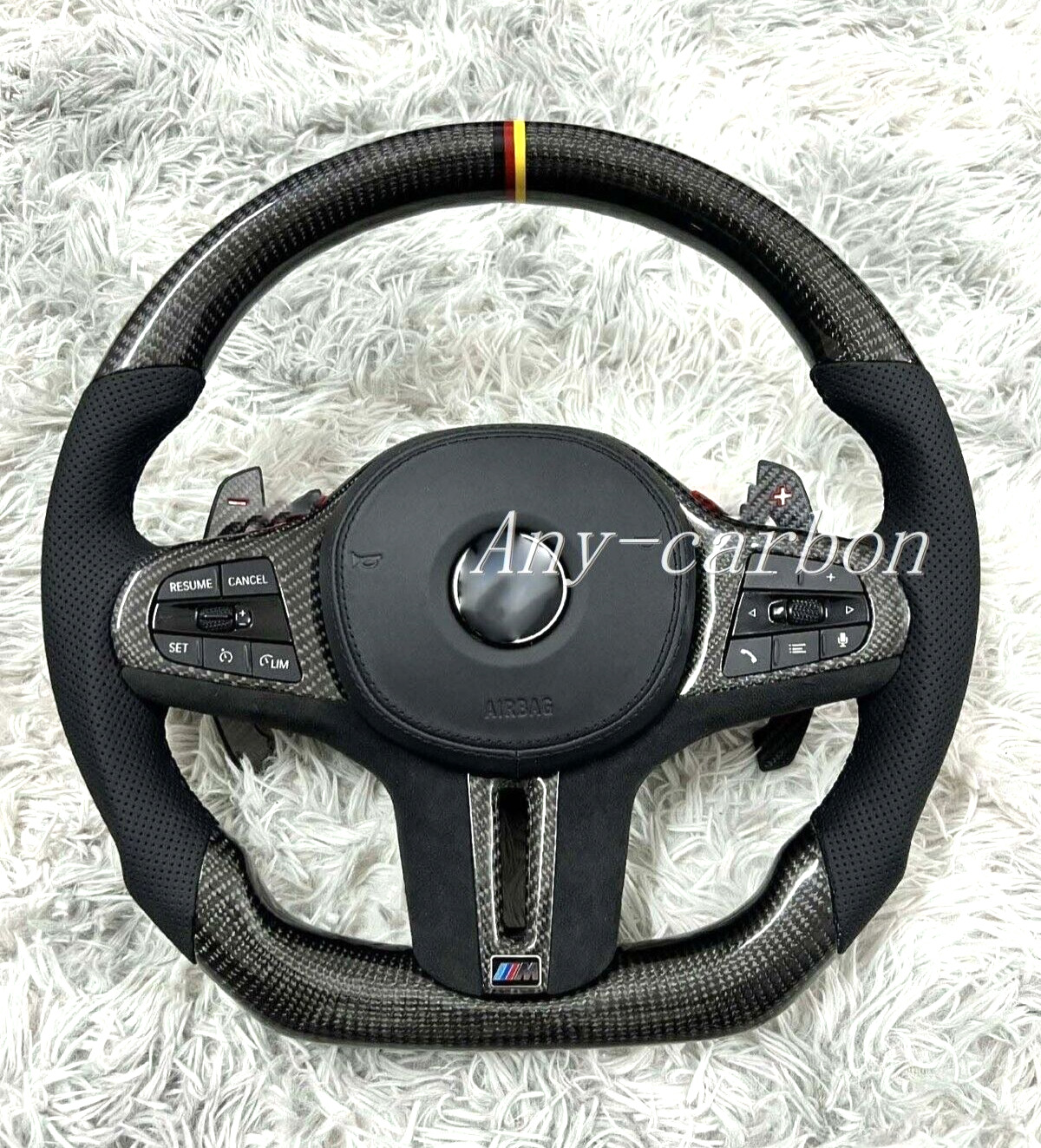 Real Carbon Fiber Steering Wheel Skeleton Fit BMW G20 G30 X7 G05 X5 X6 G30 G80