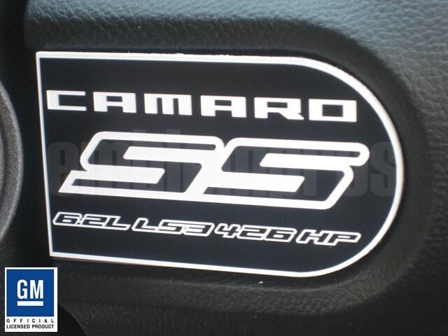 GM LICENSED, 2010 2011 2012 Chevrolet Camaro SS Dash Badge Plaque LS3