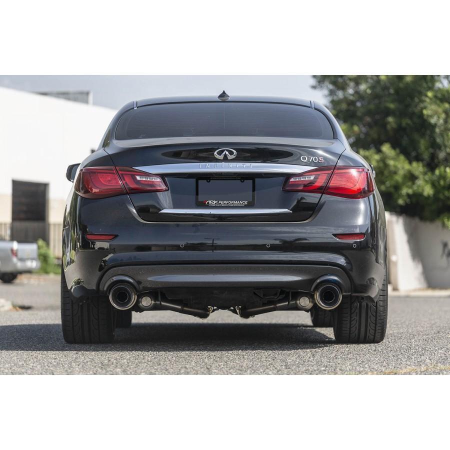 Ark Performance Grip Catback Exhaust Polished Tips for 2011+ Infiniti M37/Q70