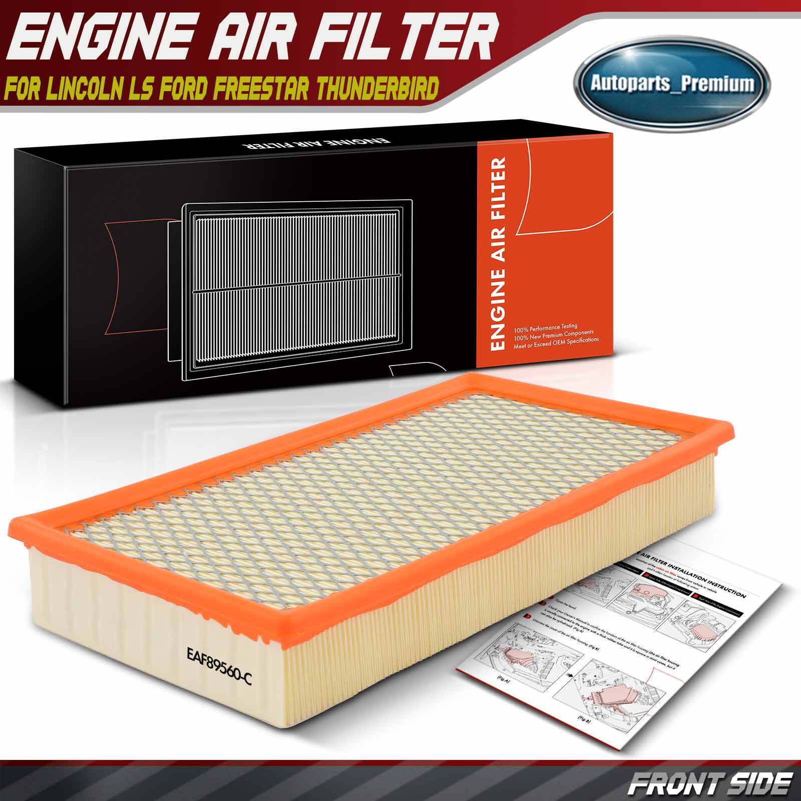 Engine Air Filter with Flexible Panel for Ford Freestar Thunderbird Lincoln LS