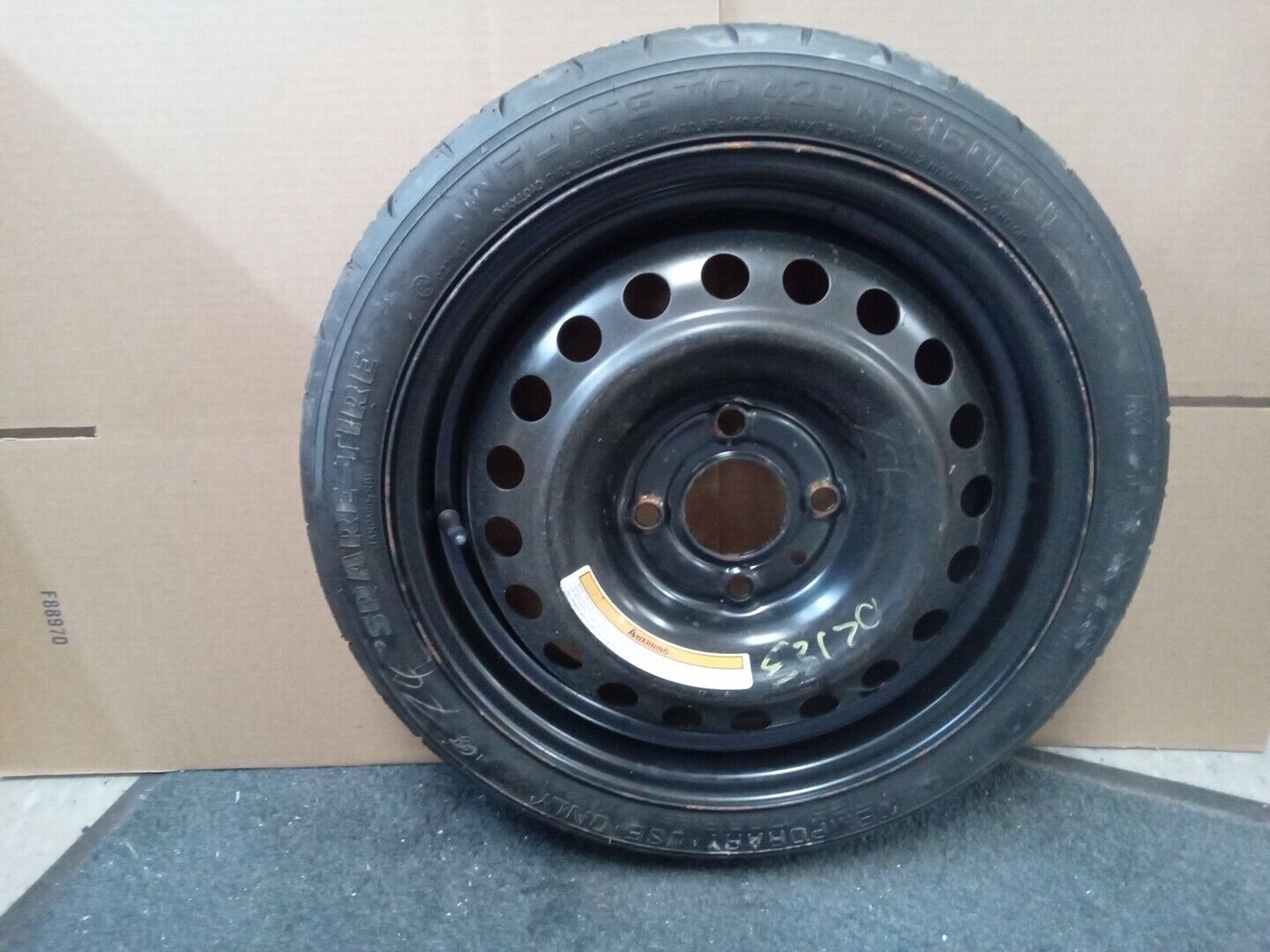 2012 Nissan Sentra 16x4 Compact Spare Wheel and Tire OEM