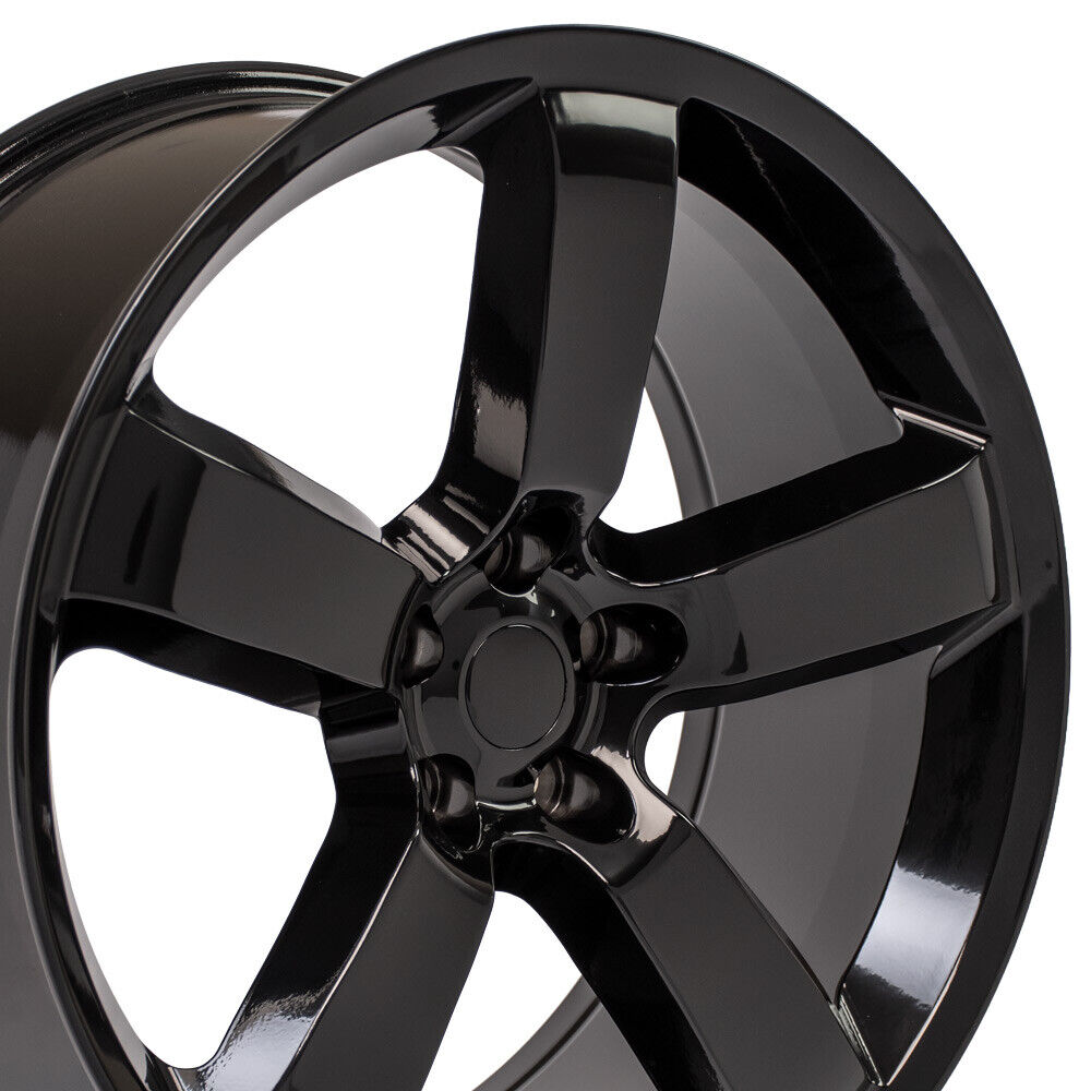 20x9 Gloss Black 2262 Rim Fits Chrysler 300 Dodge Charger Challenger SRT Wheel