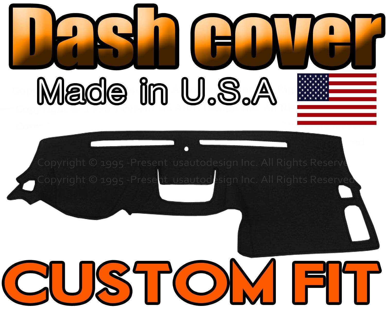 fits 2015 - 2021  CHEVROLET COLORADO  DASH COVER MAT DASH BOARD PAD  /  BLACK