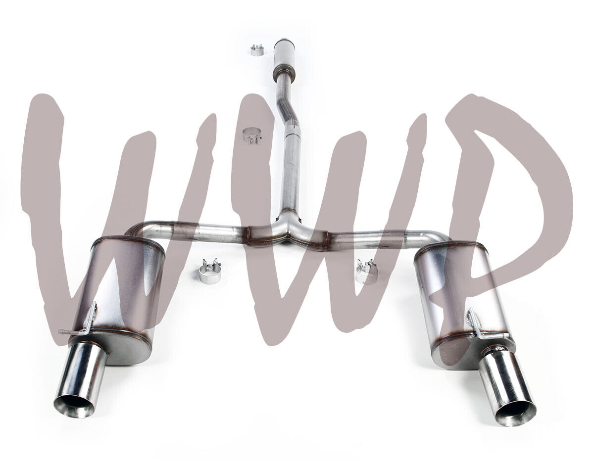 Stainless CatBack Exhaust Muffler System 08-14 Mini Cooper S Clubman & JCW 1.6T