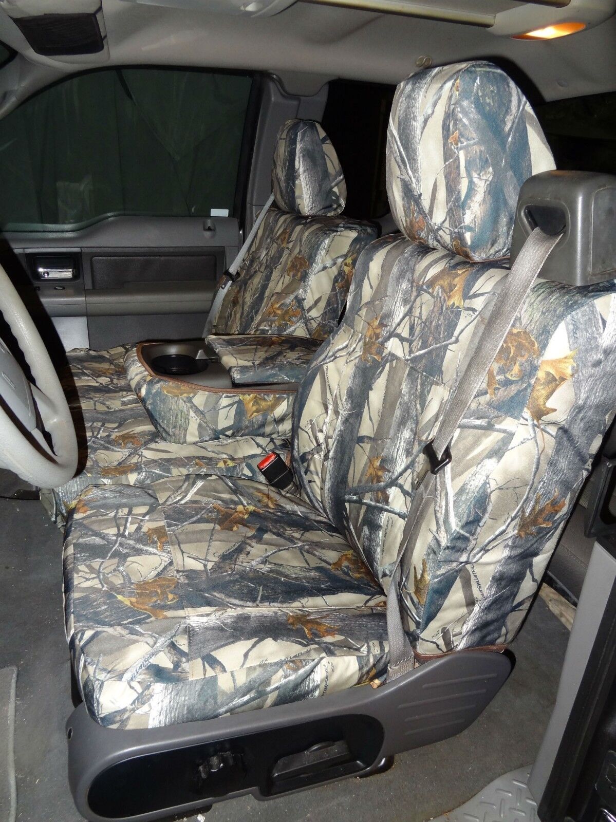 2004-2008 Ford Truck F150 XLT Super Cab, Front Exact Seat Covers, in Camo Endura