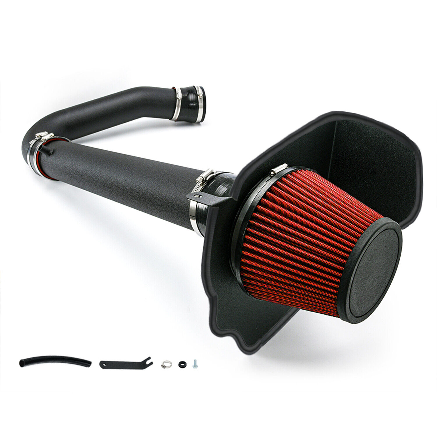 RED For 11-23 Charger/Challenger/300 3.6 V6 Heat Shield Cold Air Intake + Filter