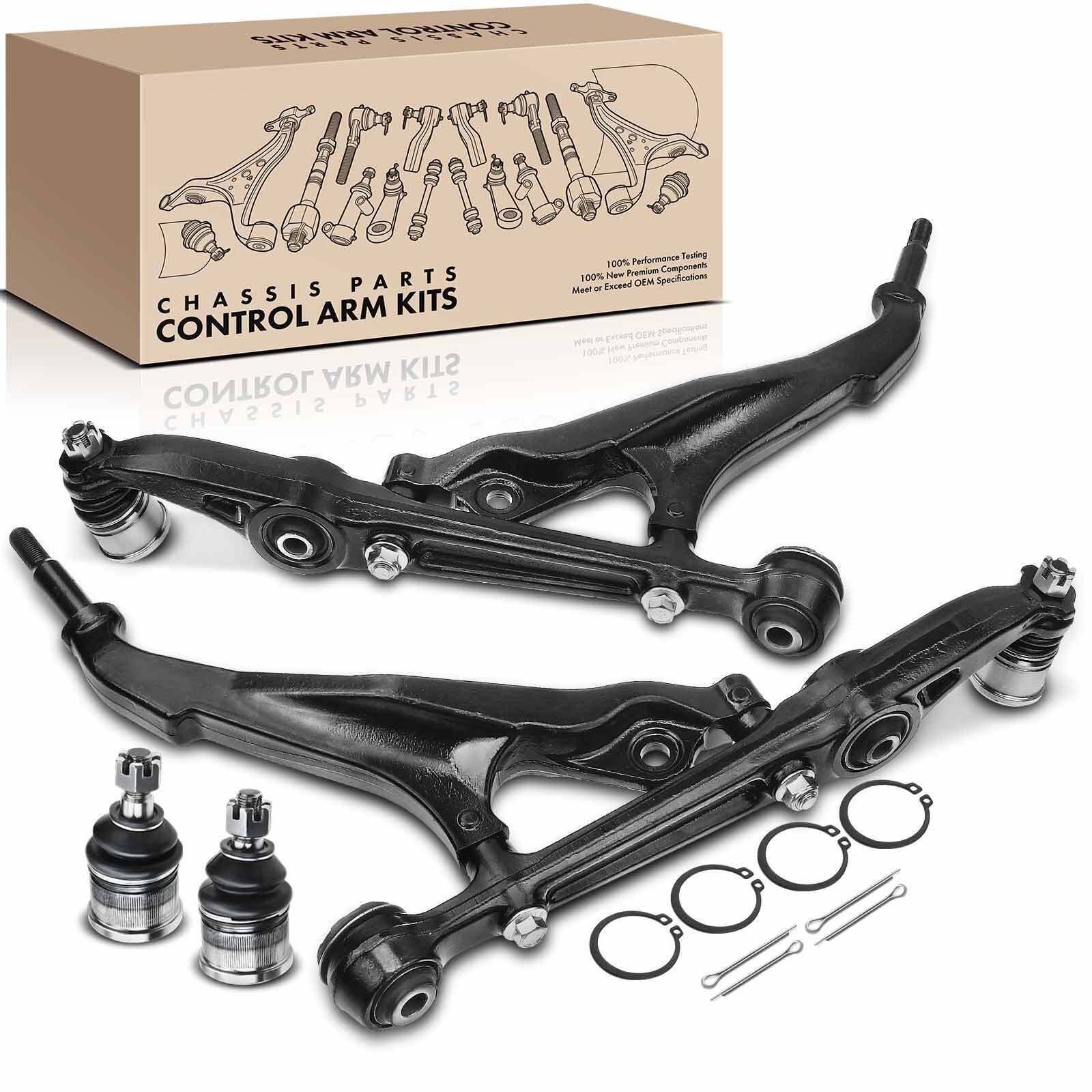 4x Front Lower Control Arms & Ball Joints for Honda Civic 92-95 Civic del Sol