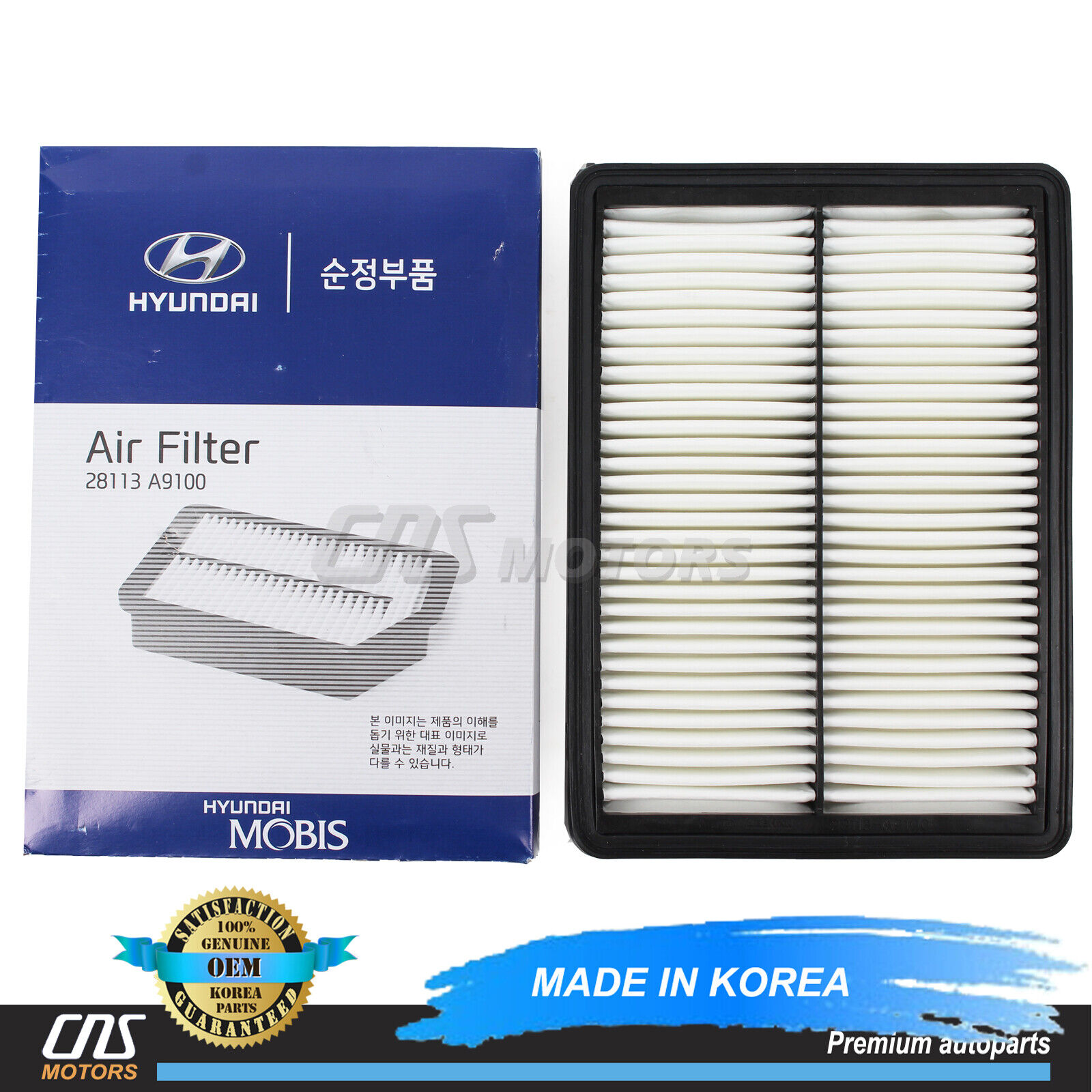 ⭐GENUINE⭐ Air Filter for 2020-2023 Hyundai Palisade 2017-20 Santa Fe 28113A9100