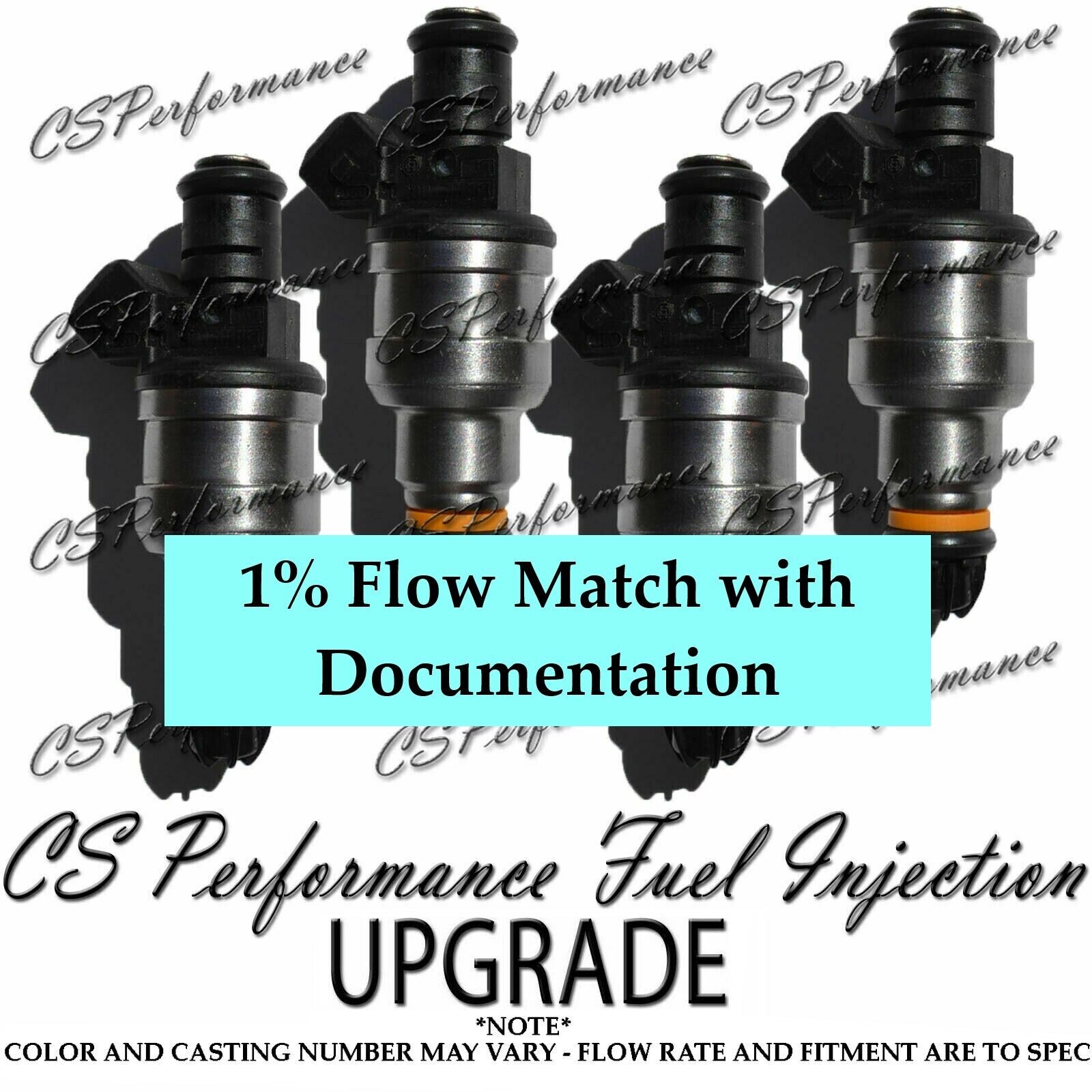 1% Flow Match Bosch UPGRADE Fuel Injectors for 96-01 Saturn SC2 SL2 SW2 1.9L I4