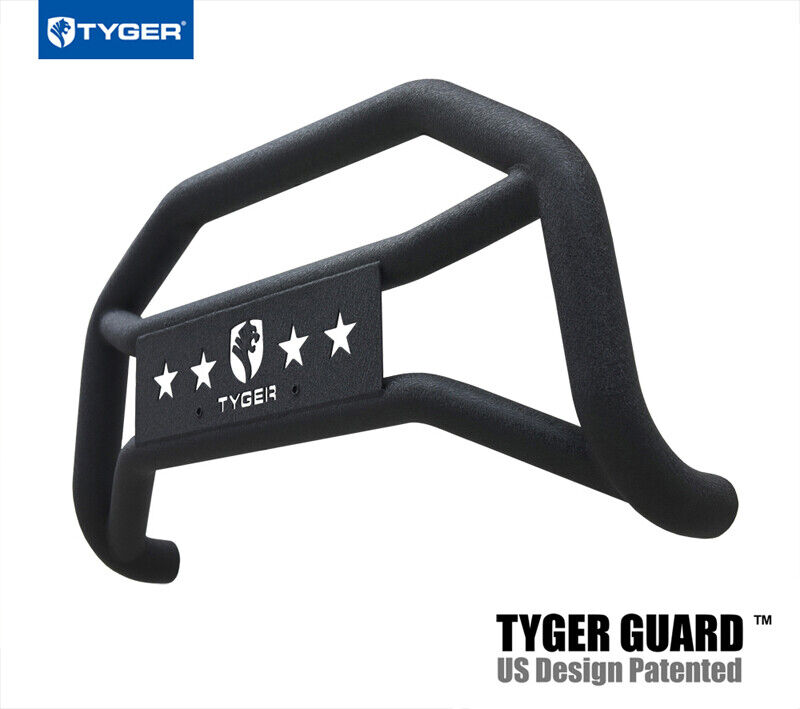 TYGER For 05-21 Nissan Frontier Textured Black Bull Bar Bumper Guard
