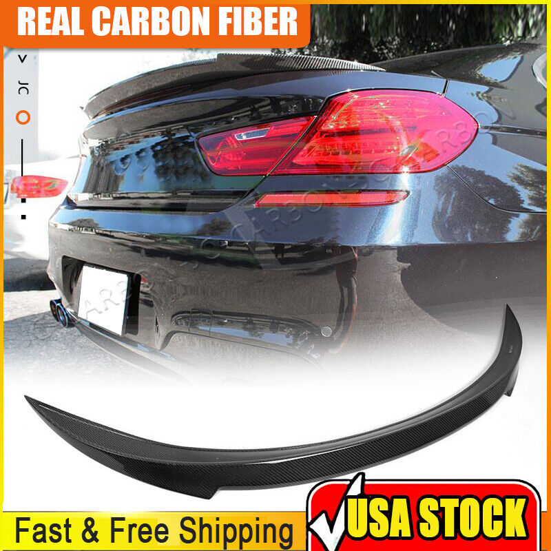REAL Carbon Rear Trunk Spoiler Wing For BMW M6 F06 F12 640i 650i Gran Coupe 12+