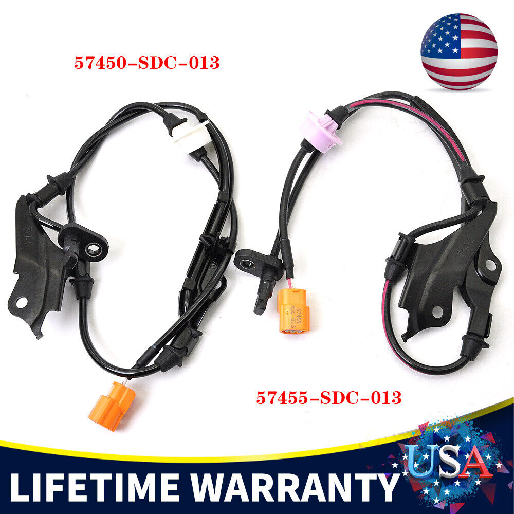 Set of 2 ABS Wheel Speed Sensor Front-Rear L/R Fits Acura TSX 2004-2008