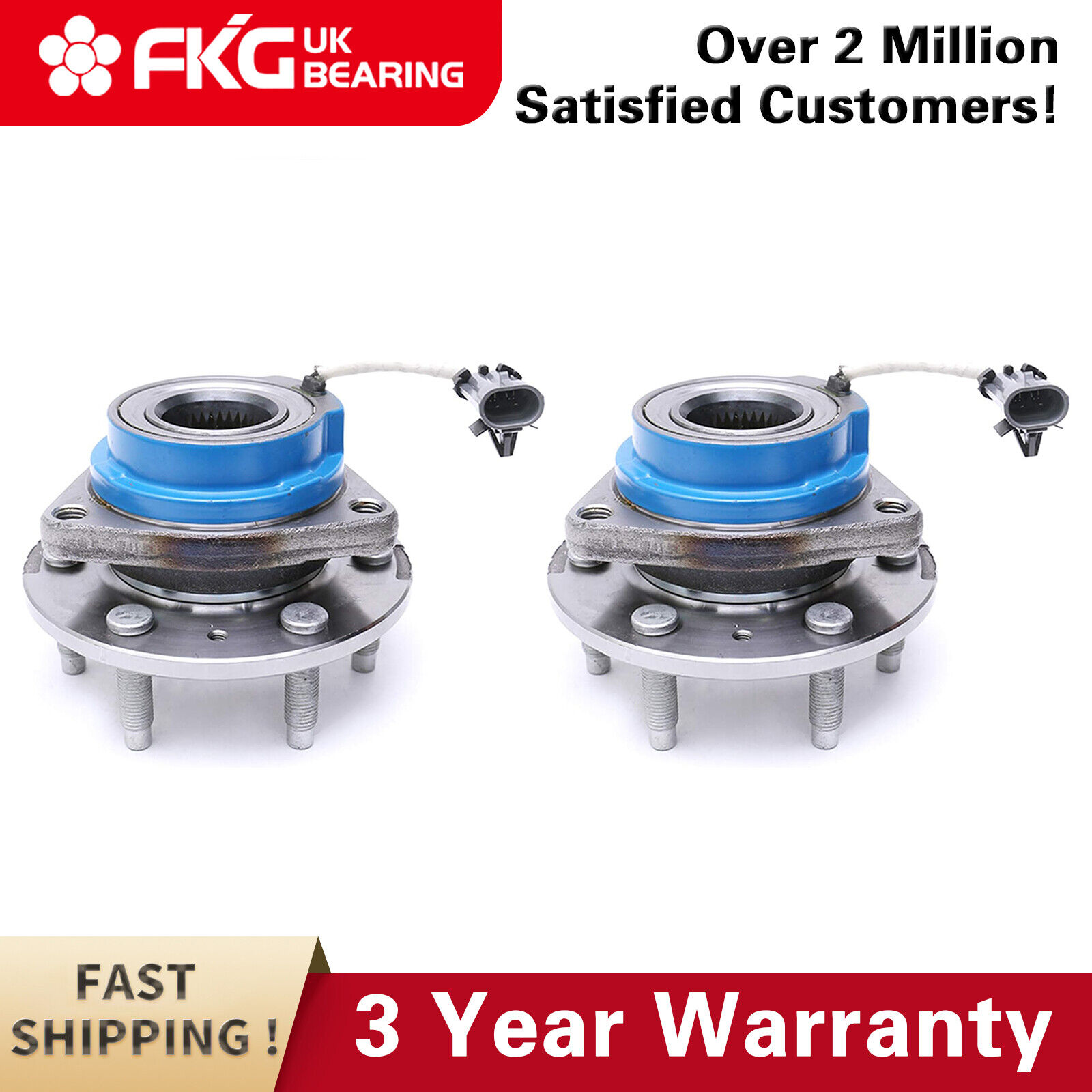 (2) Front Wheel Bearing hub For 06-2009 Chevy Uplander Buick Saturn Relay 513236
