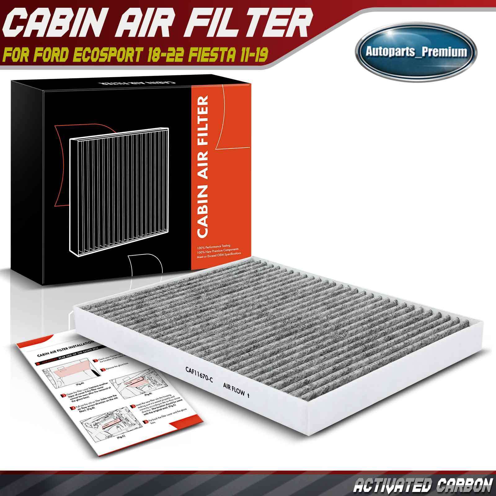 Activated Carbon Cabin Air Filter for Ford EcoSport 2018-2022 Fiesta 2011-2019