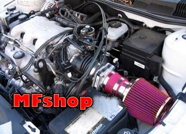 RED For 1999-2005 Pontiac Grand AM 3.4L V6 GT GT1 SE1 SE2 Air Intake System Kit