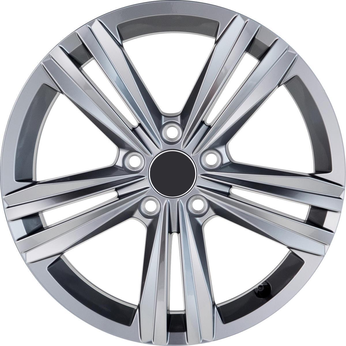 New 17X7 Inch Aluminum Wheel For 2019-2021 VW Jetta Grey Rim W/o Center Cap