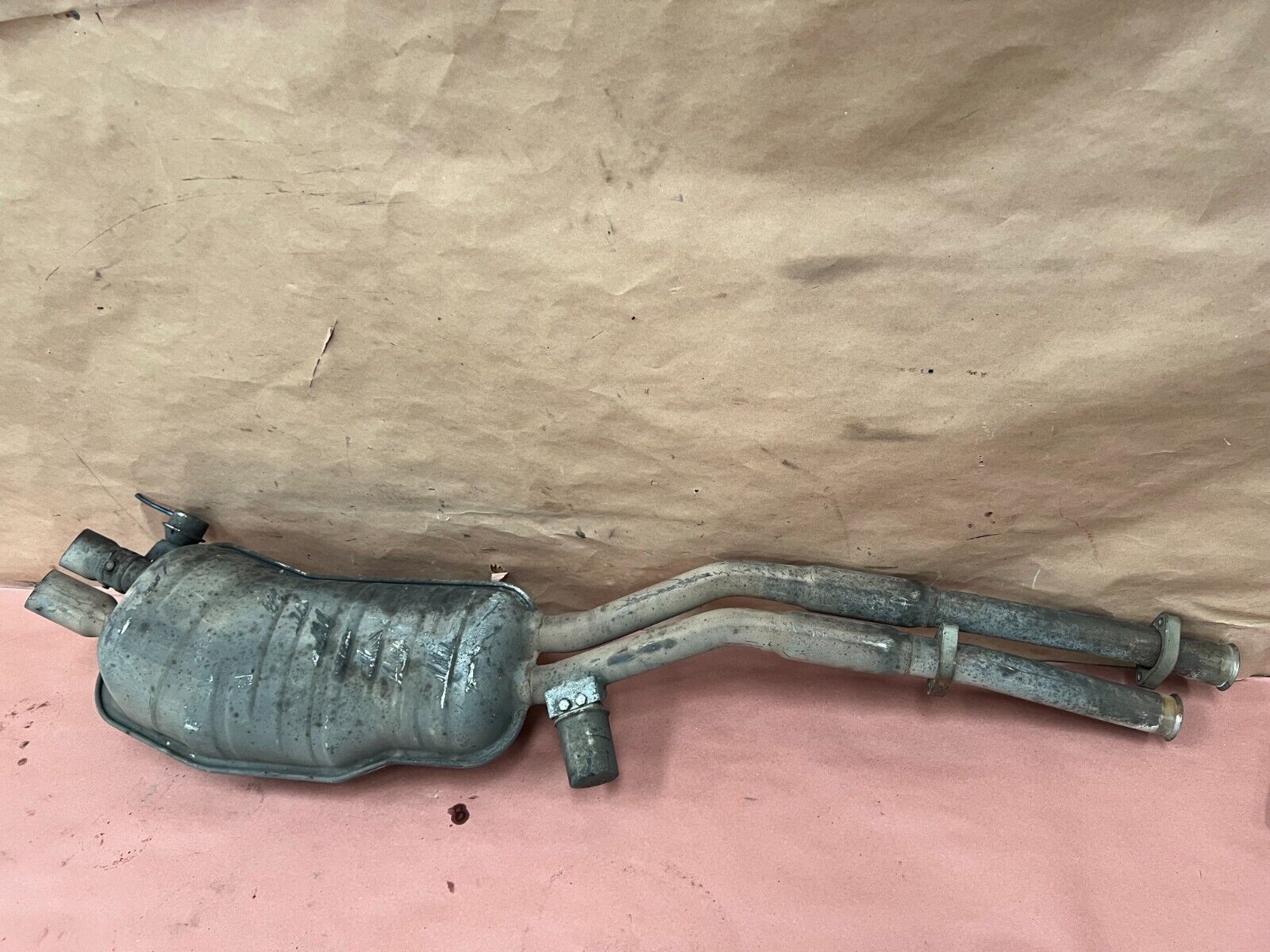 Genuine Muffler System Rear Exhaust BMW 328is E36 OEM 123K Tested
