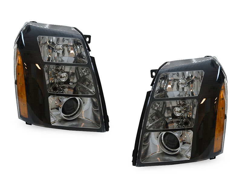 DEPO 07-14 Cadillac Escalade Black Projector HID Headlight for D1S Xenon Models