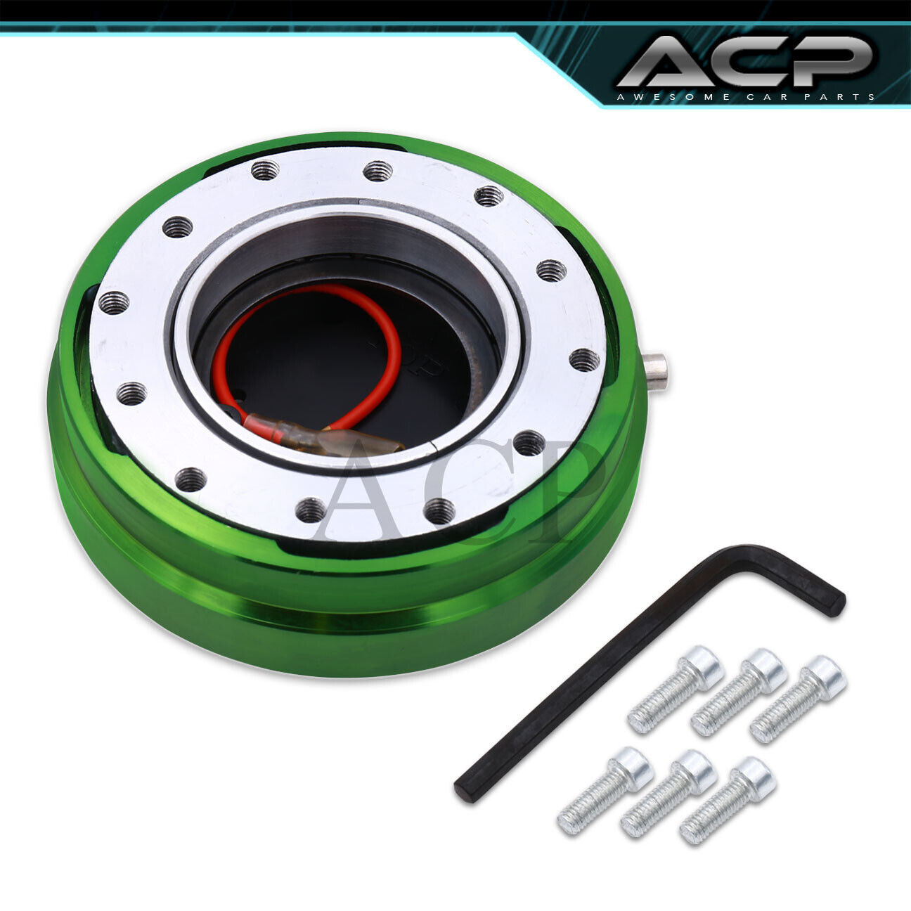 For NSX ILX TSX RSX Civic SC300 Wheel Slim Quick Release Kit Adapter Hub Green