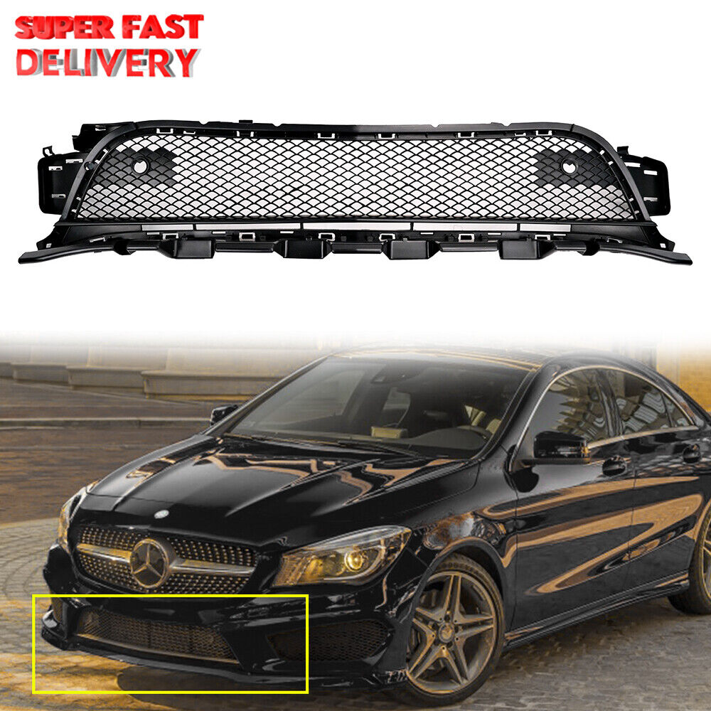 New Bumper Face Bar Grille Grill For 2014-2016 Mercedes Benz CLA250 CLA45 AMG