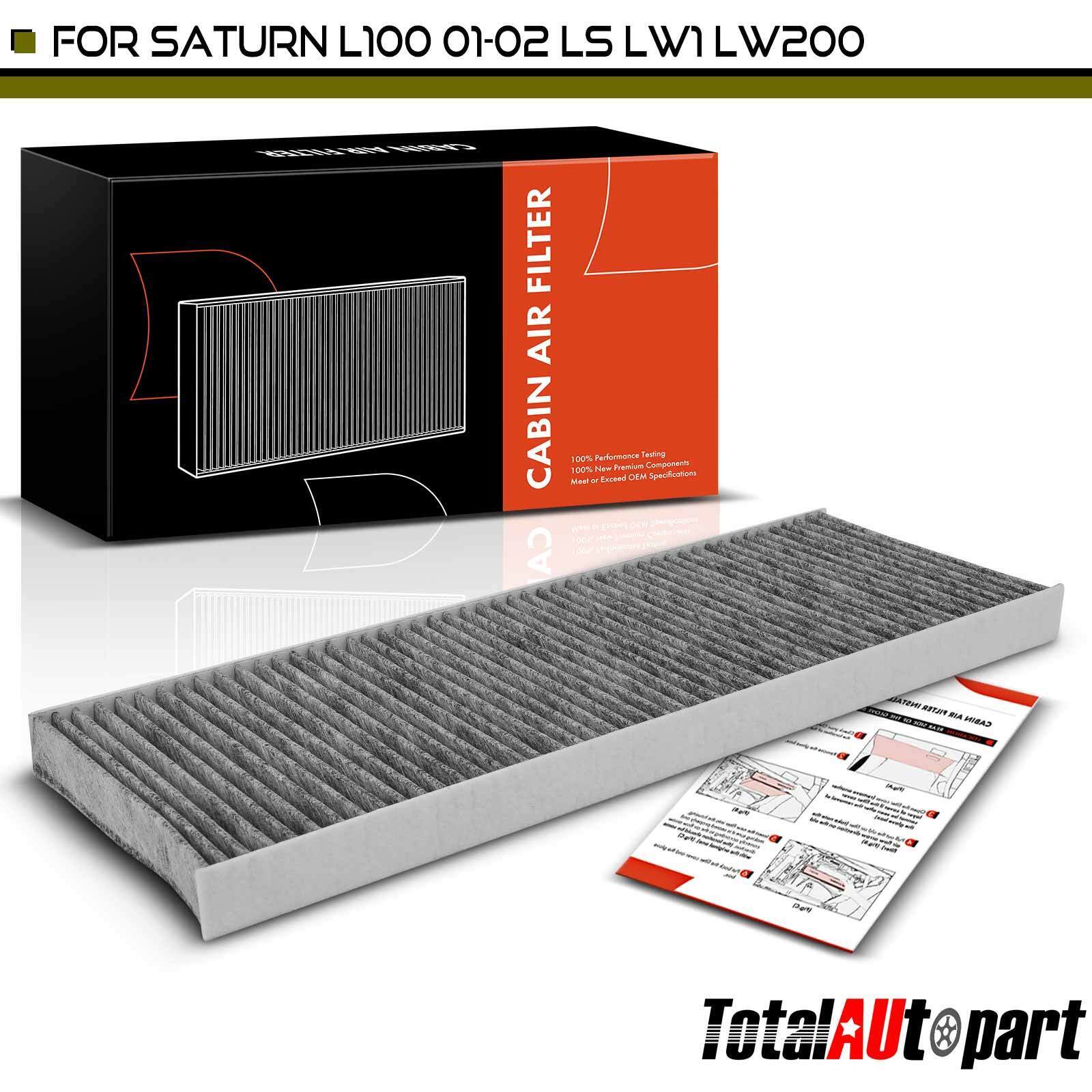 Activated Carbon Cabin Air Filter for Saturn L100 01-02 L200 L300 LS LW1 LW200