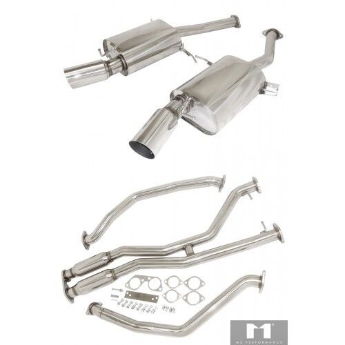 Manzo Stainless Steel Catback Exhaust Fits BMW E92 07-10 335i Coupe Sedan 3.0L