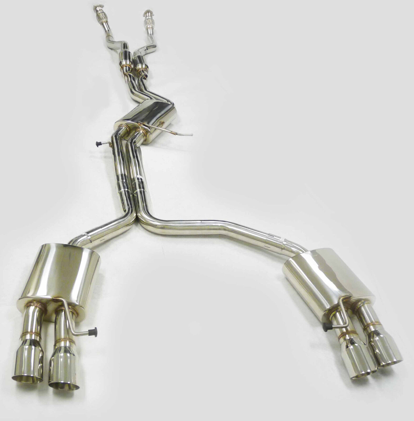OBX Catback Exhaust system For 2009 2010 2011 2012 Audi S5 4.2L Coupe