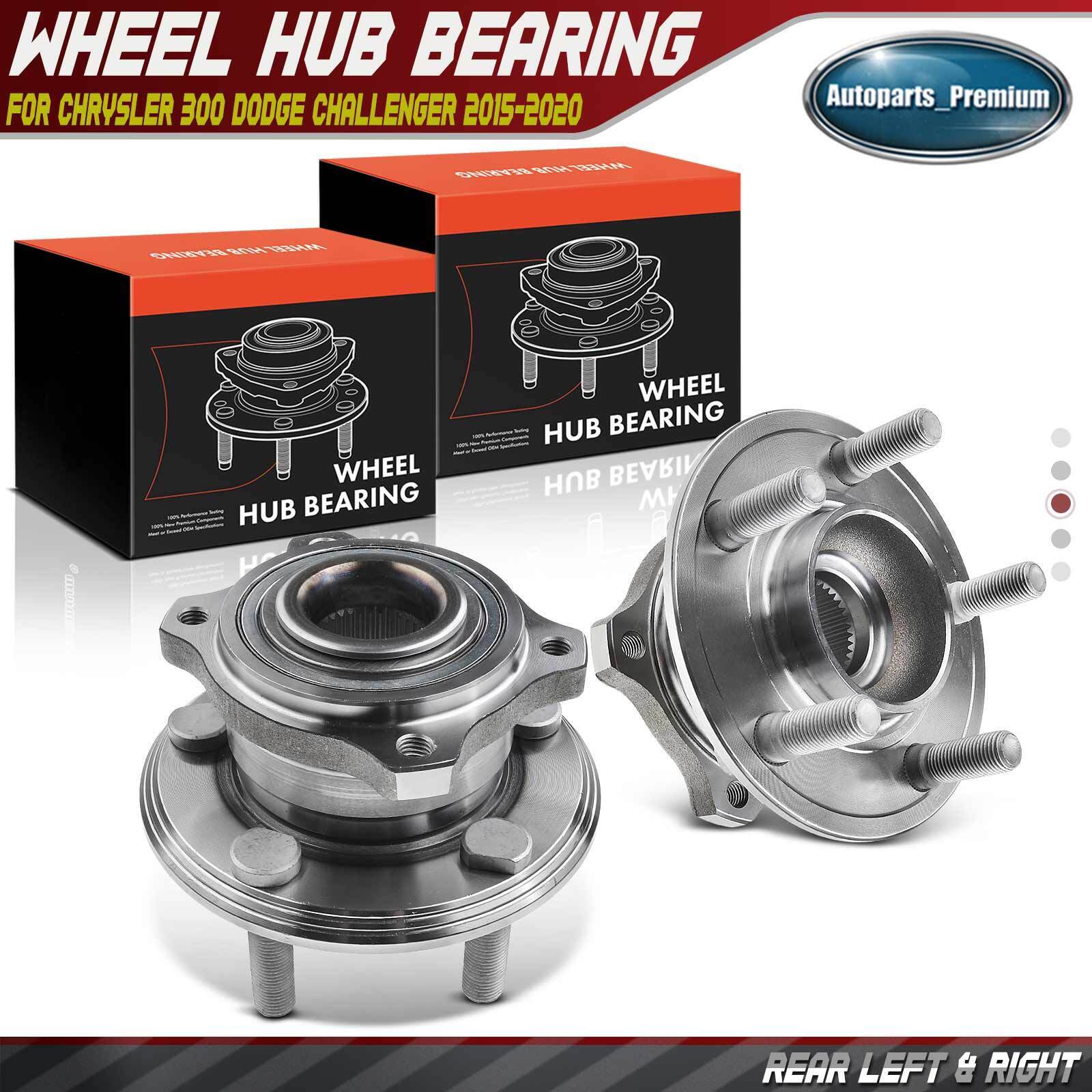 2x Rear Wheel Hub Bearing Assembly for Chrysler 300 Dodge Challenger 2015-2020