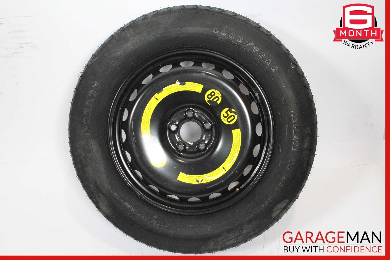 07-20 Mercedes X164 GL450 ML550 Emergency Spare Tire Wheel Donut Rim 19\