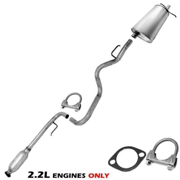 Resonator Pipe Muffler Exhaust System Kit fits: 2006-2011 Chevy HHR 2.2L