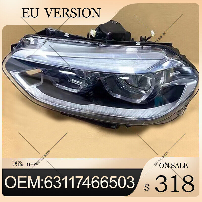 EU LED Left Headlight For 2016-2020 BMW 1 Series 118i 120i F52 OEM:63117466503