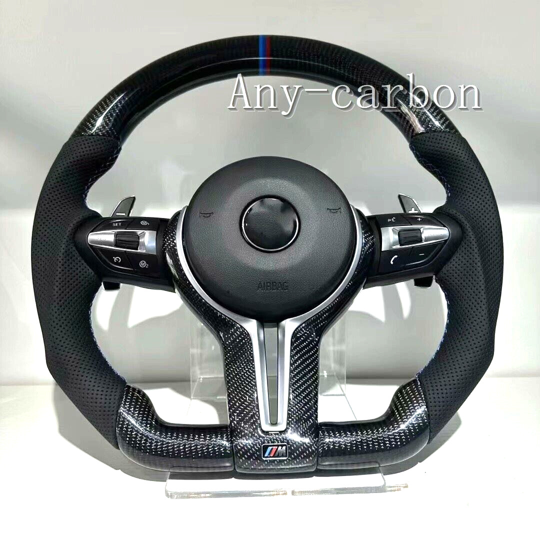 New Carbon Fiber Steering Wheel Skeleton For BMW M1 M2 M3 M4 M5 M6 X5 F80 F82