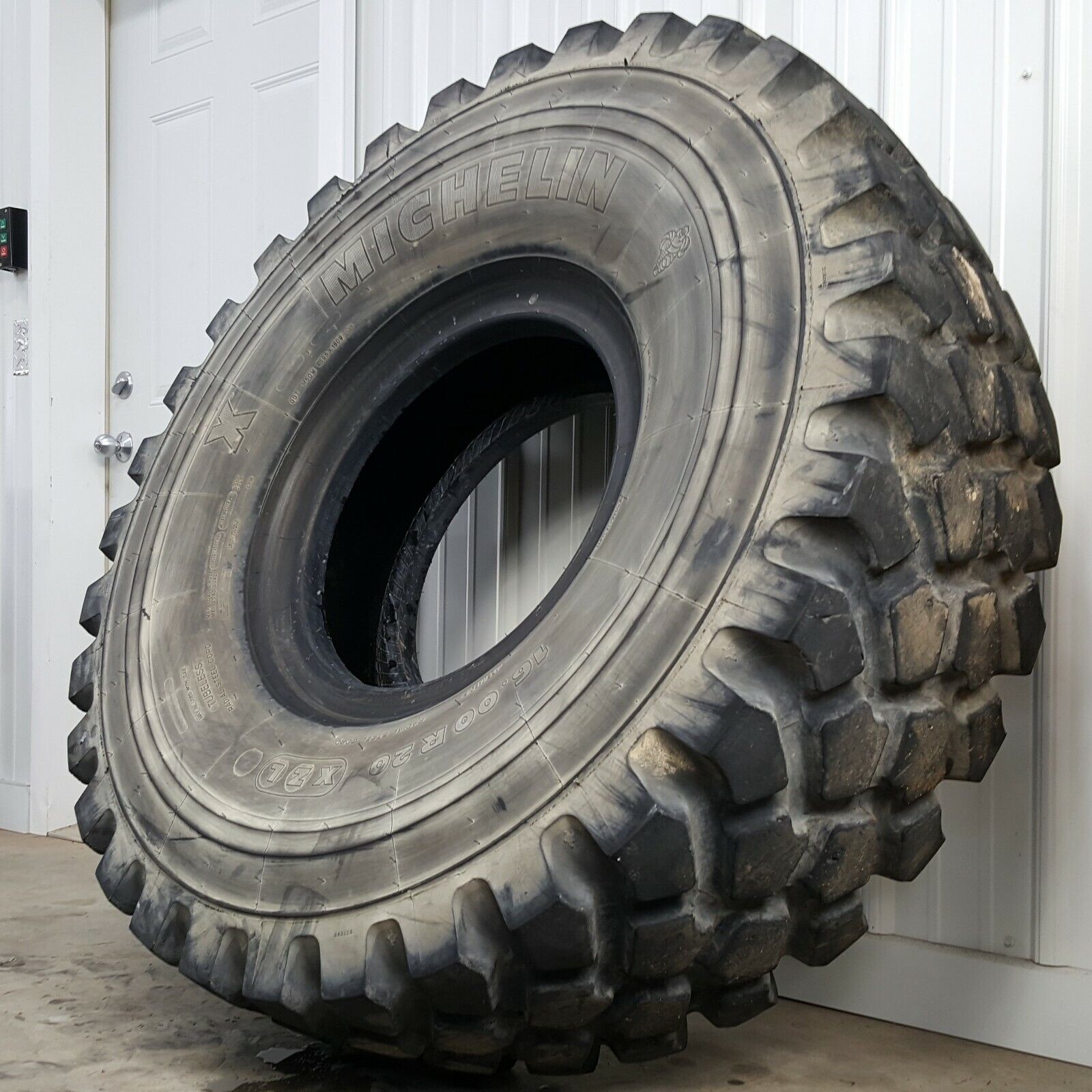 Michelin XZL 16.00 R20 Off-Road 22 Ply 6X6 Mud Truck Tires 70-80% Tread B-Grade