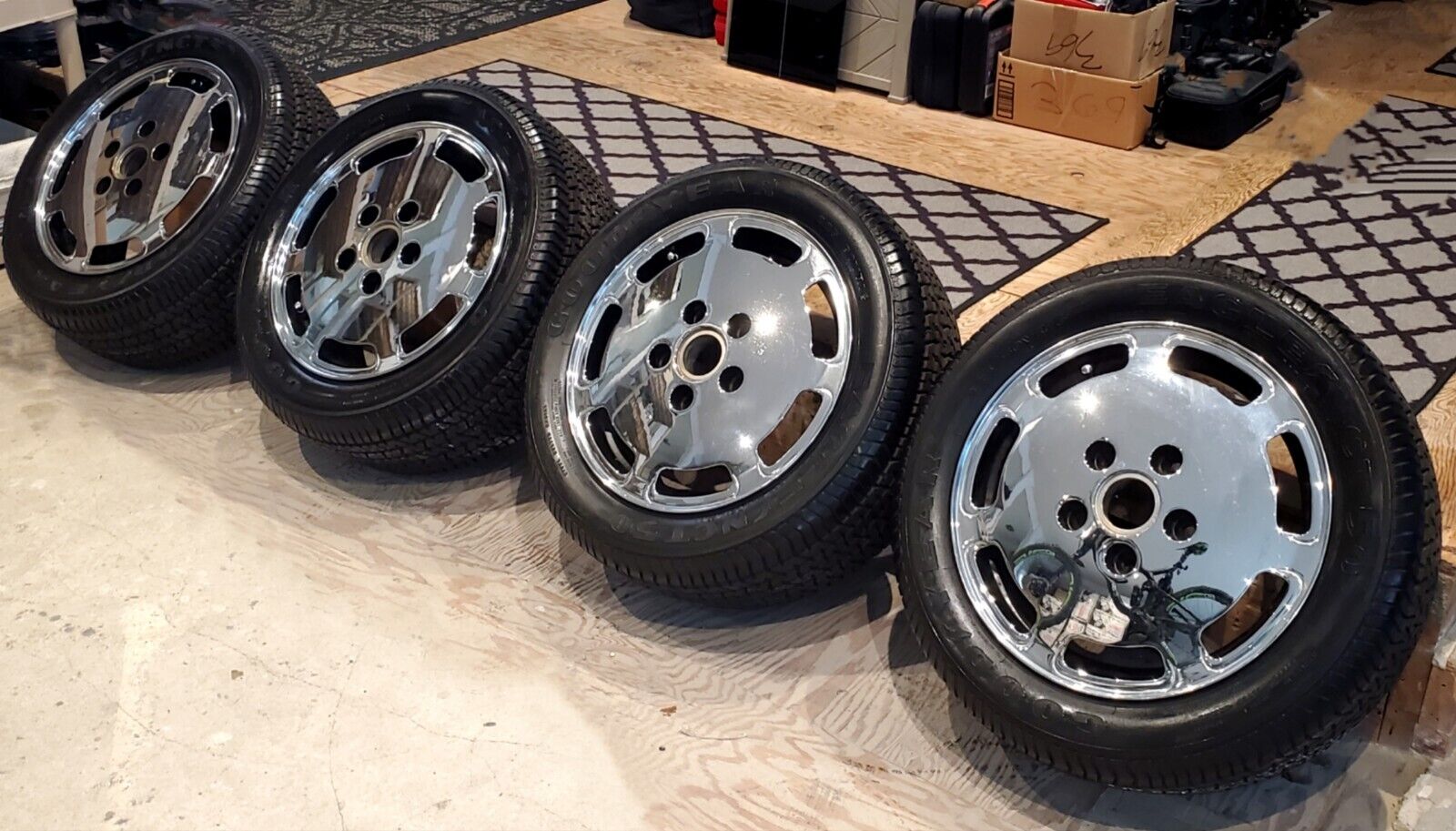Porsche 928, 928 S, & 928 S4 Factory OE 16 x 7 Inch Wheel w/NEW Goodyear Tire‼️