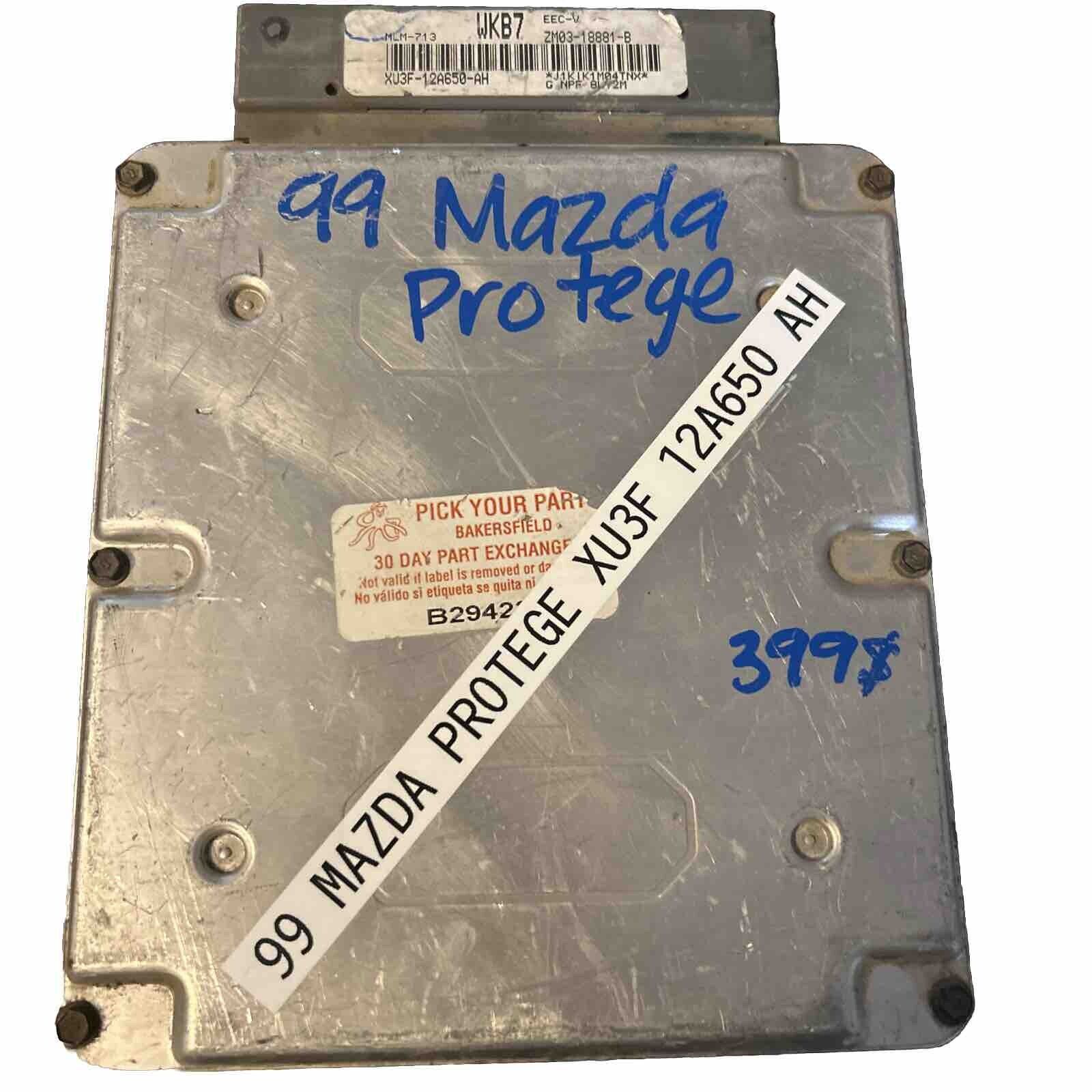 99 Mazda Protege Xu3f-12a650-AH Engine Computer ECM