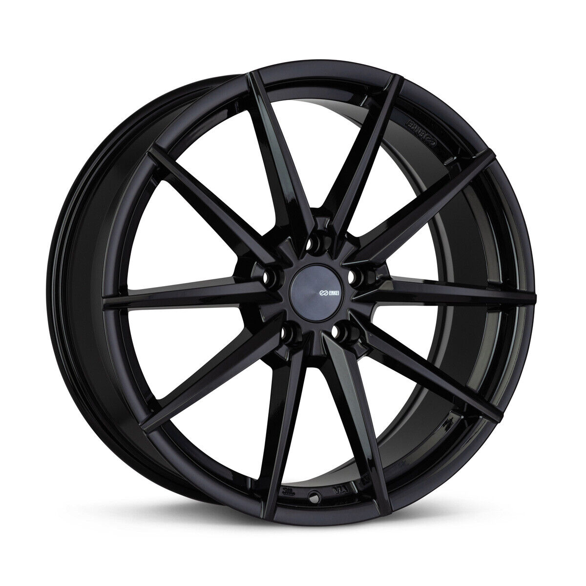 4 New 18X8 Enkei HORNET Black Gloss Wheel/rim 5x112 ET45 533-880-4445BK