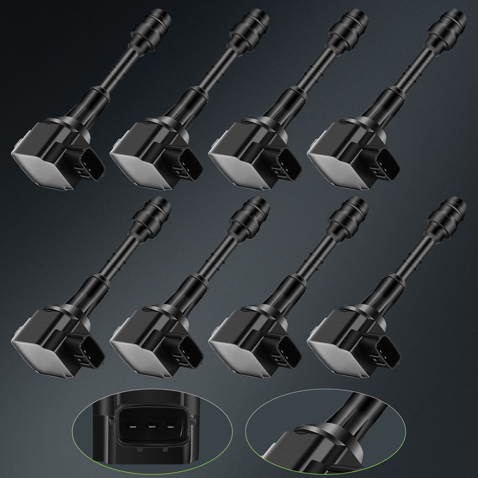 Set of 8 Ignition Coils for Nissan Armada Titan Infiniti QX56 5.6L V8 UF510