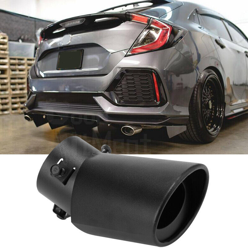 For Honda Civic Accord Car Stainless Steel Rear Exhaust Pipe Tail Muffler Tip 1x