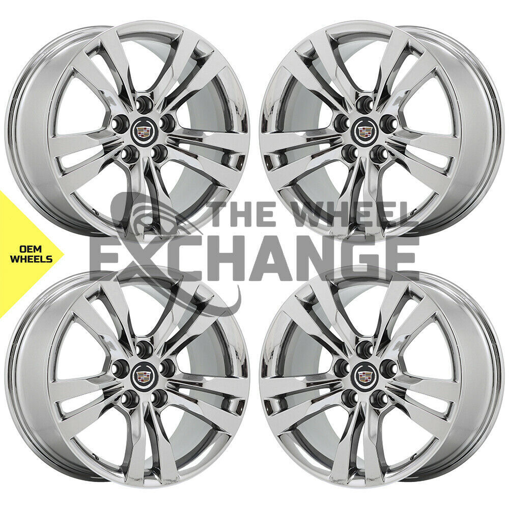 EXCHANGE 18x8.5 18x9.5 Cadillac CTS-V PVD Chrome wheels rims OEM 4717 4719