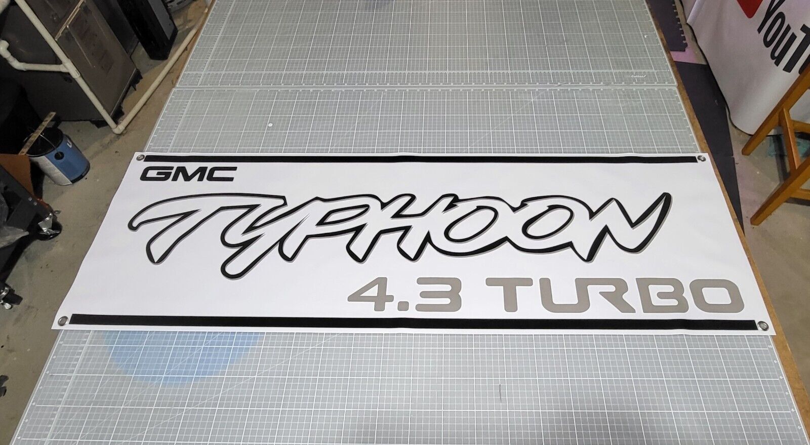GMC Typhoon Custom Banner with Grommets pas turbo v6 truck suv 92 93